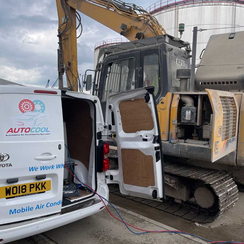 Autocool | Automotive Mobile Air Con and Ant Bac in Bromley and SE London | Van by digger