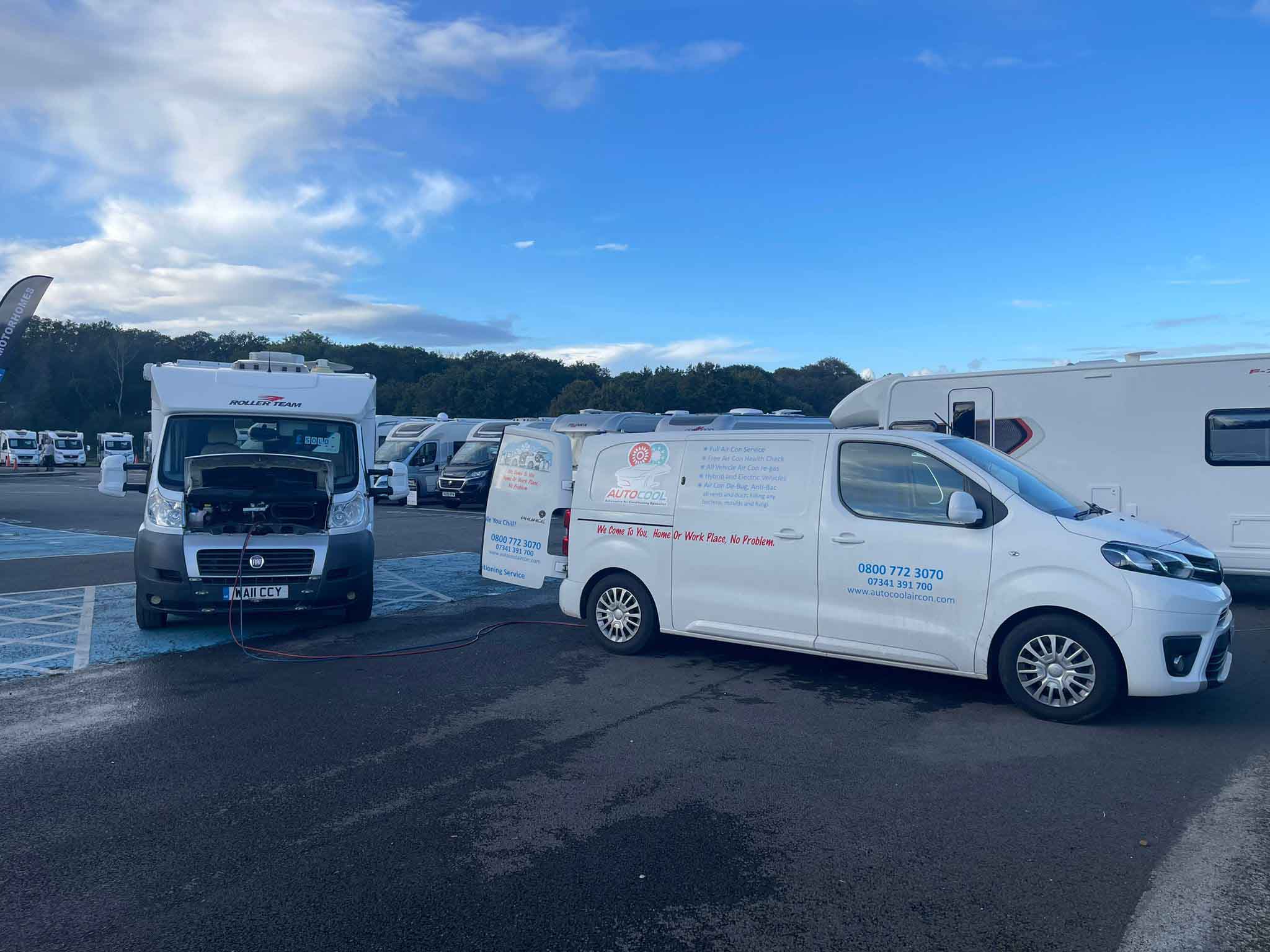Autocool | Automotive Mobile Air Con and Ant Bac in Bromley and SE London | Mobile home regas